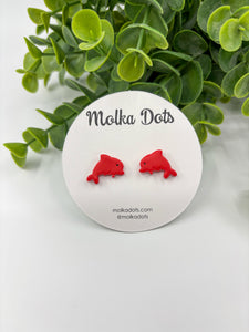 St Peter's Primary School Kennedy Dolphins House Stud Earrings
