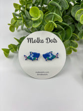 Load image into Gallery viewer, St Peter&#39;s Primary School Collins Sharks House Stud Earrings