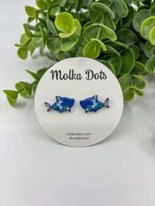 St Peter's Primary School Collins Sharks House Stud Earrings