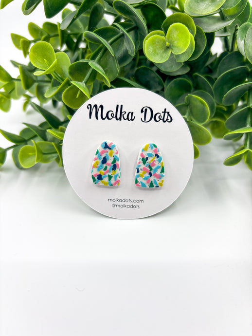 Tulipop *STUD ONLY* Organic Shape Stud Earrings (#90018)