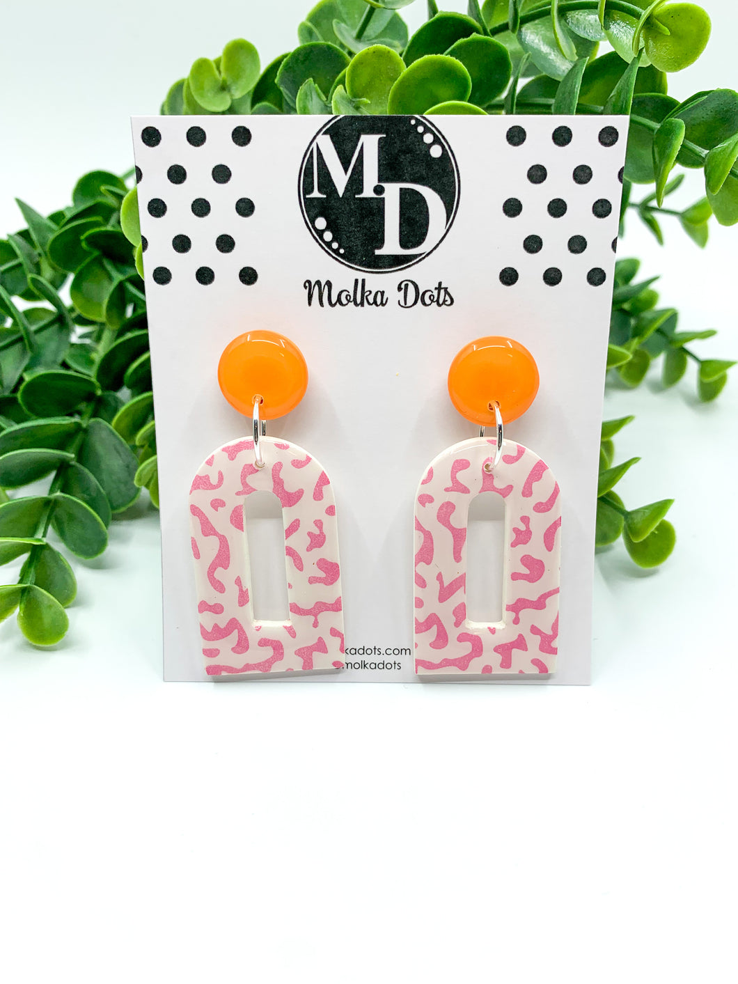 Razzamatazz *STUD ONLY* Circle and Arch Donut Dangle Earrings (#130)