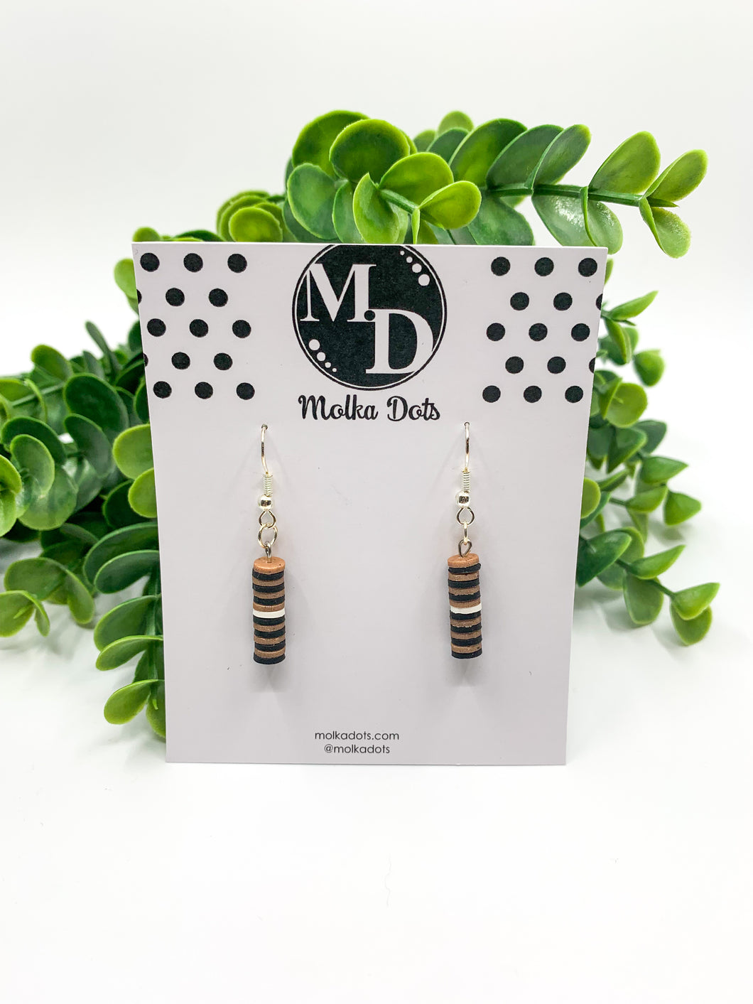 Multi Beaded Hook Earrings (#036)