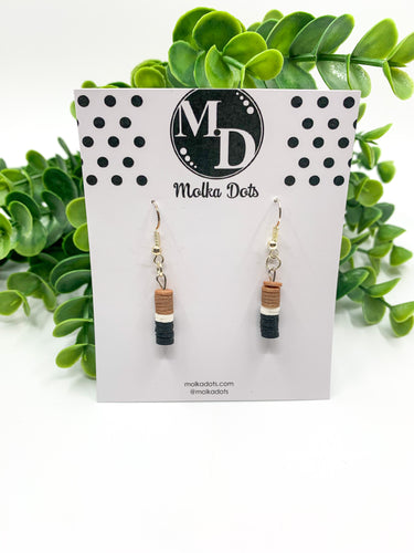 Multi Beaded Hook Earrings (#037)